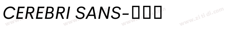 CEREBRI SANS字体转换